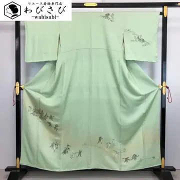 츠케사게 조주기과 손그림 주코오리 연한 녹색 교육용 실 K-3566