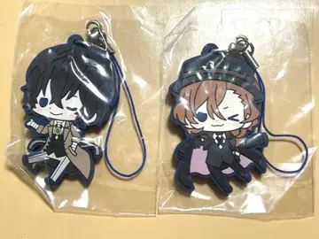 문호 스트레이독스 문스토 다자이 오사무 나카하라 츄야 러버 스트랩