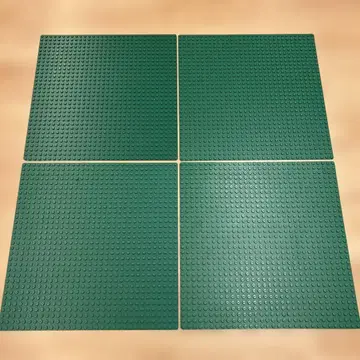 [정품] LEGO 기본판 32 x 32 짙은 그린 4개