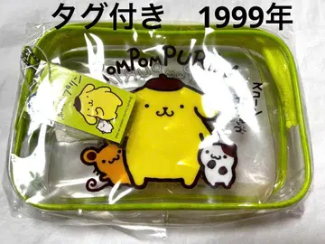 헤이세이 레트로 팬시 산리오 폼폼푸딩 파우치 키링 포함