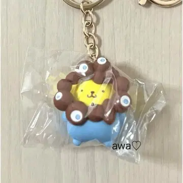 새상품 미야쿠미야쿠 폼폼푸딩  입체 키링 산리오