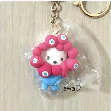 새상품 미야쿠미야쿠 포차코 나리키리 입체 키링 산리오
