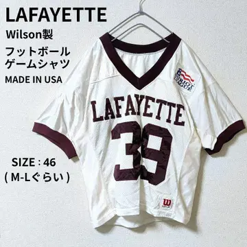 USA Wilson LAFAYETTE 풋볼 게임 셔츠 M L