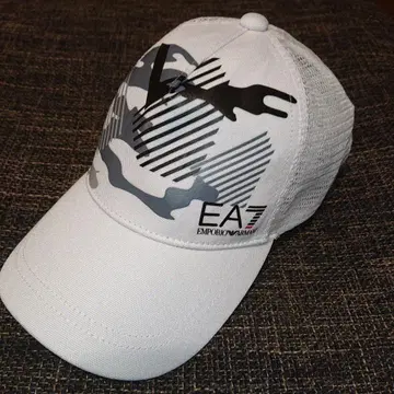 EA7 엠포리오 아르마니 메쉬 캡 화이트