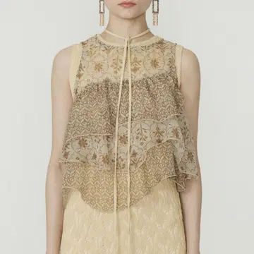 [ eaphi ] TIERED BLOUSE (pnpo)