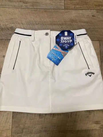 Callaway 여성용 스커트 화이트 8WAY 스트레치