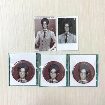 니지산지 셰린 버건디 폴라로이드풍 카드 캔뱃지