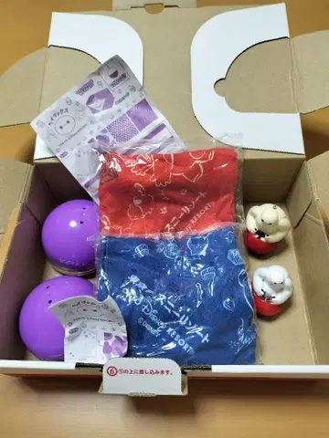 베이맥스 세트 보자기 캡슐 토이 가챠 키 디즈니랜드