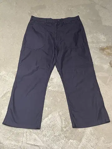 70s US NAVY 유틸리티 팬츠 다크 블루 37R