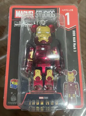 MARVEL 해피 복권 베어브릭상 1 아이언맨 마크 3