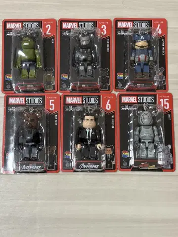 MARVEL STUDIOS / 베어브릭 제일복권 6체 세트!