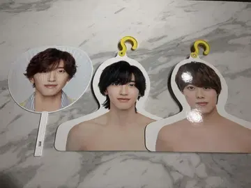 나니와단시 미치에다 슌스케 오하시 카즈야 부채 포토 행거