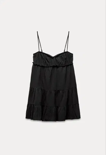 zara 숏 티어드 원피스