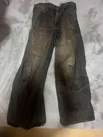 NVRFRGT 3D Twisted Wide Leg Jeans 사이즈 1