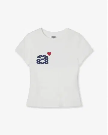 aeae DOT SMALL LETTER TEE [WHITE] 티셔츠