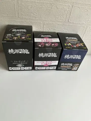도겐안귀 트레이딩 캔뱃지 메탈릭 캔뱃지 하트 캔뱃지 3BOX