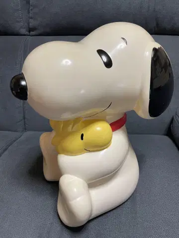 스누피 SNOOPY 약 35cm 거대 저금통 소프트 비닐