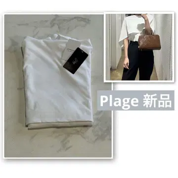 [ 새상품 택 포함 ] Plage shawl T 셔츠 화이트