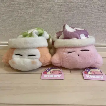 별의 커비 양모 펠트풍 쌔근쌔근 mini 봉제 인형 커비 와돌디