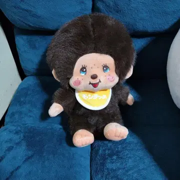 몽치치 봉제 인형 약 20cm 브라운