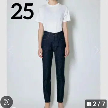[새상품급] moussy 데님 팬츠 HW ISM SKINNY 25인치