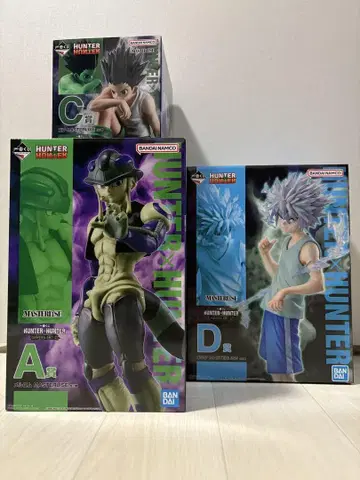 HUNTER x HUNTER 피규어 3체 세트