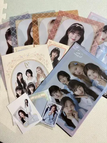 IVE 클리어 파일 사진 카드 케이스 스티커