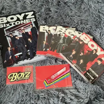 SixTONES BOYZ 3 형태 세트 특전 포함