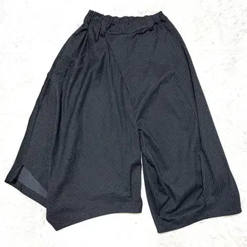모에 MOYURU 비대칭 사루엘 팬츠 스트라이프 새상품급