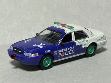 그린라이트 1/64 포드 크라운 빅토리아 경찰 미니카