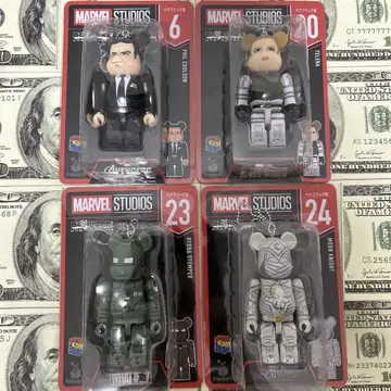 MARVEL 베어브릭 어벤져스 피규어 4체 세트