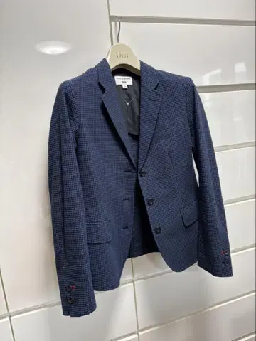 미사용 새상품 UNIQLO 이네스 울 축구 자켓 네이비 블루 M