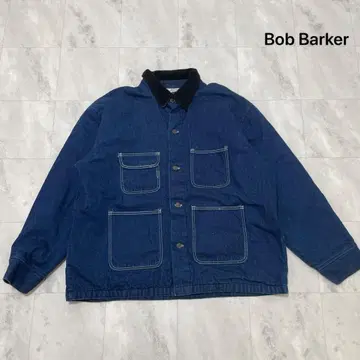 Bob Barker 커버올 데님 자켓 형무소 죄수복 프리즌
