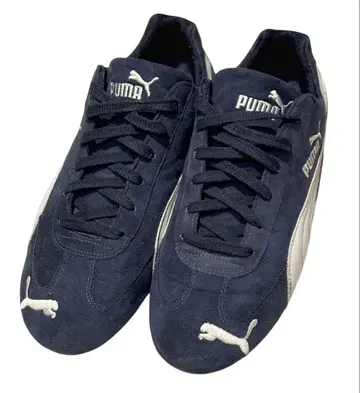puma 스피도캣 네이비 스웨이드 자수 로고