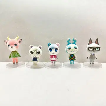 모동숲 동물의 숲 친구돌 5체 세트