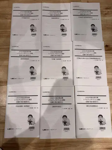 LEC 사회보험 노무사 2025년 강좌 카바시마 강사 레벨업 옵션