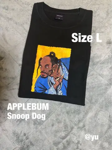 APPLE BUM 애플 우키요에 스눕 독 티셔츠 L