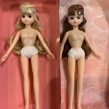 새상품 리카짱 타카라토미 2종 세트 클래시컬 블루리본 본체