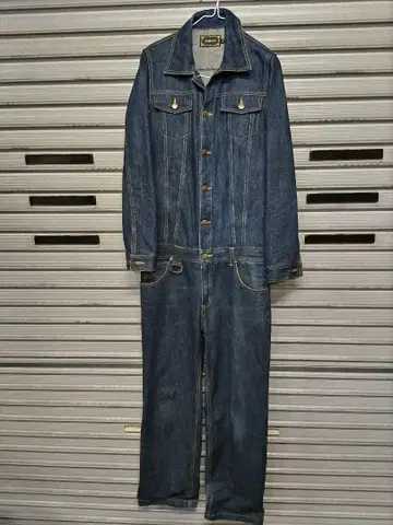 데님 오버롤 인디고 블루