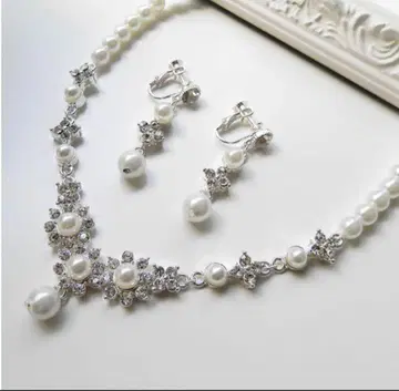 ANNAN WEDDING 목걸이 & 귀걸이 세트