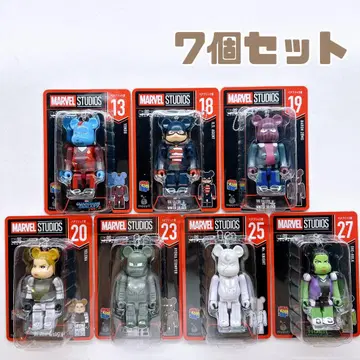 MARVEL 해피 복권 베어브릭 7세트 묶음 판매 미사용 새상품