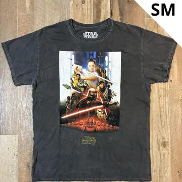 스타 워즈 에피소드 9 풀 컬러 프린트 T셔츠 남성용 SM