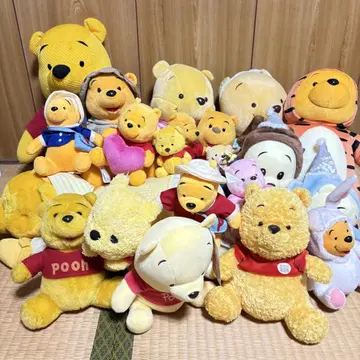 푸우 봉제 인형 세트