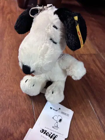 새상품 슈타이프 스누피 키참 키링 백참