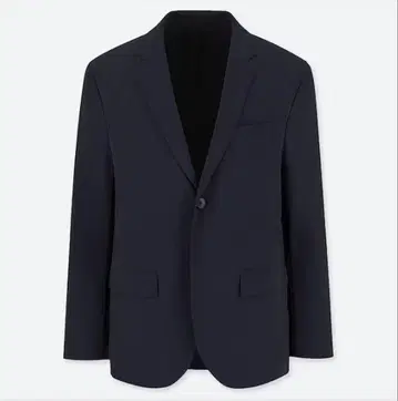 새상품급 유니클로 감동 자켓 (울트라 라이트 코튼 라이크) 네이비 M