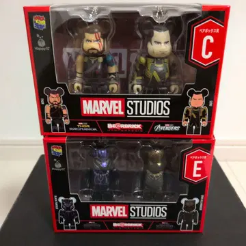 해피 복권 베어브릭 marvel C E상 페어 박스상