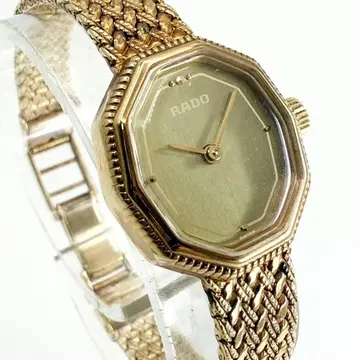 [ 작동 ] RADO 라도 여성용 손목시계 골드 수동 와인딩 빈티지