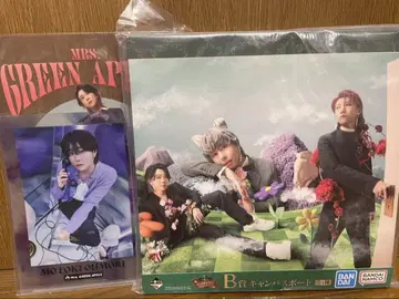 Mrs. GREEN APPLE 제일복권 캔버스 보드 클리어 파일