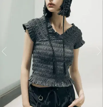 SLY 2WAY SHIRRING BUSTIER 상의