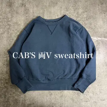 CAB'S 양면 V 맨투맨 트레이닝복 빈티지 구제 의류